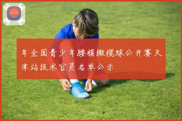 年全国青少年腰旗橄榄球公开赛天津站技术官员名单公示