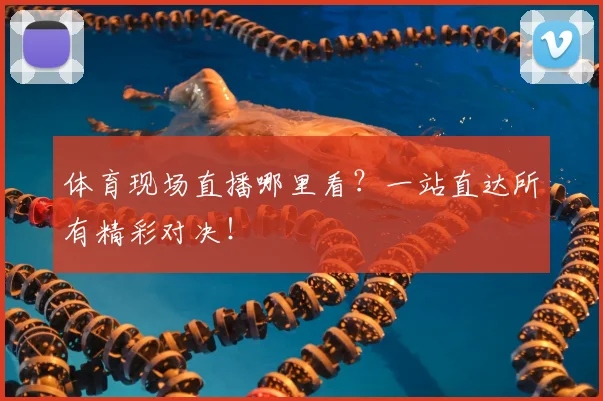 体育现场直播哪里看?一站直达所有精彩对决!
