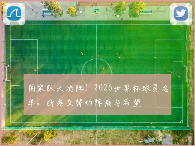 国家队大洗牌!2026世界杯球员名单,新老交替的阵痛与希望