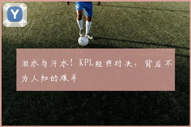 泪水与汗水!KPL经典对决,背后不为人知的艰辛